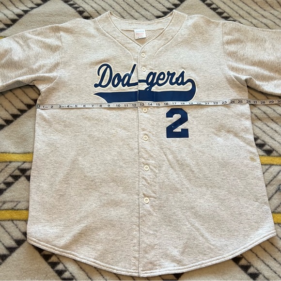 Vintage Los Angeles dodgers baseball jersey #2 by Teamwork Made In USA - Picture 5 of 16